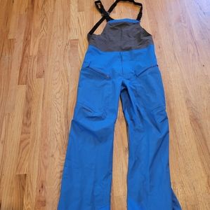 Patagonia, H2No performance snowdrifter Bibs size medium, andes Blue color, 2021